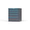 Strong Hold 5 drawer cabinet - (2x 4ft, 1x 5ft, 2x 6ft) - Blue accents - Keyed Different S3036-PPDAS-0505FS - alternate 3