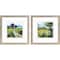 Homeroots Set Of Two Wildflower Meadow Gold Framed Print Wall Art, 2PK 416433 - alternate 3