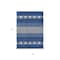Homeroots 5' X 8' Navy Blue Ivory And Beige Southwestern Washable Indoor Outdoor Area Rug 613928 - alternate 5