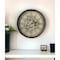 Homeroots 18" Black and Ivory Vintage Gear Industrial Wall Clock 401296 - alternate 5
