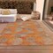 Homeroots 5' X 8' Orange Silver And Peach Polka Dot Washable Indoor Outdoor Area Rug 614684 - alternate 7