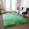 Homeroots 8' X 10' Green And Teal Blue Striped Washable Indoor Outdoor Area Rug 610886 - alternate 6