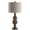 Jonathan Y Abeline 28.5" Resin LED Table Lamp, Brown Faux Wood JYL3041A - alternate 7