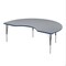 Correll Kidney HPL Activity Table, 72 in W, 36 in L, 19 in to 29 in H, Particleboard, Gray Granite A3672-KID15-09-37 - alternate 1