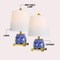 Jonathan Y Justina 16" Ceramic Mini Table Lamp, Blue/White, 2PK JYL3014A-SET2 - alternate 6