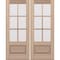Doornmore G7506, 66.5" x 82" ( 2x32" Door) Left Hand, Mahogany SDL 6 Lite, 3/4 Lite Exterior Door G7506-SW-3280_2_LI - alternate 1