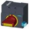 Siemens front mounted rotary operator EMERGENCY OFF IEC IP30/40 accessory for: 3VA9157-0EK15 - alternate 3