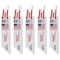Milwaukee Tool 4" 24 TPI SAWZALL Blades (5 Pk) 48-00-5185 - alternate 1