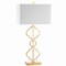 Jonathan Y Selina 32" Iron Ogee Trellis Modern LED USB Table Lamp, Gold Painting JYL3071A - alternate 10