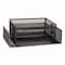 Mind Reader Metal Mesh Desktop Organizer Letter Tray, 6 Sections, Letter Size, 9.15 x 16.75 x 6, Black 4TSIDE2-BLK - alternate 1