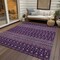 Homeroots 8' X 10' Purple Pink And Yellow Tribal Washable Indoor Outdoor Area Rug 582587 - alternate 6