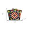 Homeroots 6" X 6" Festival Brights Mosaic Peel And Stick Removable Tiles 382871 - alternate 4