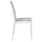 Leisuremod Weave Mace Indoor/Outdoor Dining Side Chair, White MC19W - alternate 4