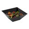 Smarty Had A Party 3 qt. Black Square Plastic Serving Bowls (24 Bowls), 24PK 6907-CASE - alternate 6