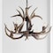 Jonathan Y Eldora 26" 4-Light Rustic Farmhouse Adjustable Resin Antler LED Chandelier, Brown JYL6301A - alternate 11