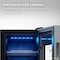 Tcl 1.24 Cu. Ft. 33-Can Beverage Cooler, Digital Controls, LED Light, Glass Door, Stainless Steel TRV033FAS - alternate 7