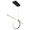 Jonathan Y Ali 34.5" Dimmable Adjustable Integrated LED Metal Linear Pendant, Chrome JYL7029A - alternate 7