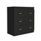 Homeroots 32" Black Three Drawer Dresser 479991 - alternate 5