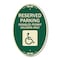 Signmission Reserved Parking - Disabled Permit Holders On, 12 In X 18 In Architectural, Heavy Gauge Aluminum A-OV-G-1218-23152 - alternate 1