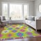 Homeroots 5' X 8' Lime Green Pink And Purple Southwestern Washable Indoor Outdoor Area Rug 615147 - alternate 7