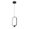 Z-Lite Saros Matte Black 1 Light Pendant 4101-8MB-LED - alternate 3