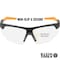 Klein Tools Safety Glasses, Anti-Fog & Anti-Scratch, Clear Lens, Black/Orange Frame 60159 - alternate 6