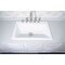 Kingston Brass 33" Cast Iron Self-Rimming Single Bowl Drop-In Kitchen Sink, 5-Hole, White GT332295 - alternate 5