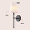 Jonathan Y Olivia 6.5" 1-Light Contemporary Traditional Candlestick Metal/Crystal LED Vanity, Black JYL9920B - alternate 9