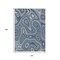 Homeroots 10' X 14' Blue And Ivory Geometric Washable Indoor Outdoor Area Rug 631382 - alternate 6