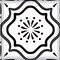 Homeroots 5" x 5" Shades of Grey Mosaic Peel and Stick Removable Tiles 400475 - alternate 2