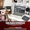 Pyle Professional USB Audio Interface with MIC, Guitar, AUX Stereo Inputs, Phone/Monitor Outputs, Ideal PMUX6 - alternate 5