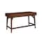 Homeroots 52" Brown Solid Manufactured Wood Writing Desk with Three Drawers 524101 - alternate 7