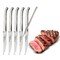 Classic Cuisine Laguiole Steak Knives Set of 6 Premium Food-Grade Stainless Steel Micro-Tooth Serrated Knives GW72A02-01 - alternate 7