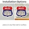 Signmission Miles's Garage, 4 inch X 4 inch, Vinyl Decal, 2PK SHI-D-2PACK-4-383-MILES - alternate 6