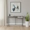 Homeroots 42" Gray and Dark Gray Computer Desk 376543 - alternate 6