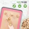 Nutrichef Silicone Baking Mats, Pink NUBAPAPI11 - alternate 4