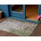 Homeroots 3' X 5' Brown And Green Abstract Washable Indoor Outdoor Area Rug 605512 - alternate 1