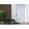 Vdomdoors Front Exterior Prehung FiberGlass Door Frosted Glass / Manux 8088 White Silk / Transom Window / Off MANUX8088EXD-WS-W36 x H80+14-RH - alternate 3