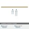 Amerock Monument 10-1/16 inch 256mm Center-to-Center Golden Champagne Cabinet Pull BP36910BBZ - alternate 4