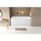 Kingston Brass 60" Acrylic Rectangular 3-Wall Alcove Tub, Left Hand Drain Hole, Glossy White VTAP6032L22 - alternate 3