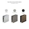 Fab Glass And Mirror Frameless Fixed Shower Glass Panel 36in x60in | Oil Rubbed Bronze Finish | 3/8in Tempered Glass Sho MSD1-36-60OB - alternate 5