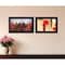 Homeroots Set Of Two NYC Harmony 2 Black Framed Print Wall Art, 2PK 406054 - alternate 4
