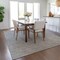 Homeroots 9' X 12' Gray And Ivory Geometric Washable Indoor Outdoor Area Rug 602381 - alternate 6