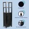 Happimess Solstice 47"H Handcrafted Pine Wood Bathroom Freestanding Floor Bathroom Storage Cabinet w/Louvered SHF2002C - alternate 7