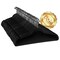 Elama Velvet Slim Profile Heavy Duty Felt Hangers with Stainless Steel Swivel Hooks in Black, 100PK ELH100BLACK - alternate 1