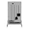 5S Supplies Housekeeping Shadow Board Broom Station V9, Gray / Black, Kit + Stand, No Text HSB-V9-GRAY/BLACK-KIT-STAND-NO TEXT - alternate 1