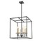 Z-Lite Gaultier Matte Black+Modern Gold 6 Light Chandelier 6100-21MB - alternate 4
