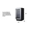 Summit 15in Wide Built-In Wine Cellar, ADA Compliant ASDW1522 - alternate 6