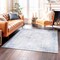 World Rug Gallery Medallion Boho Machine Washable Area Rug 6 ft 6 in x 6 ft 6 in Square Blue 5054BLUE6SQ - alternate 1