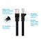 Monoprice Cat6A Ethernet Patch Cable - Snagless RJ45_ 550Mhz_ STP_ Pure Bare Cop 24344 - alternate 4